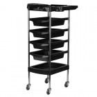 Hairdressing Trolley GABBIANO FX7, Black